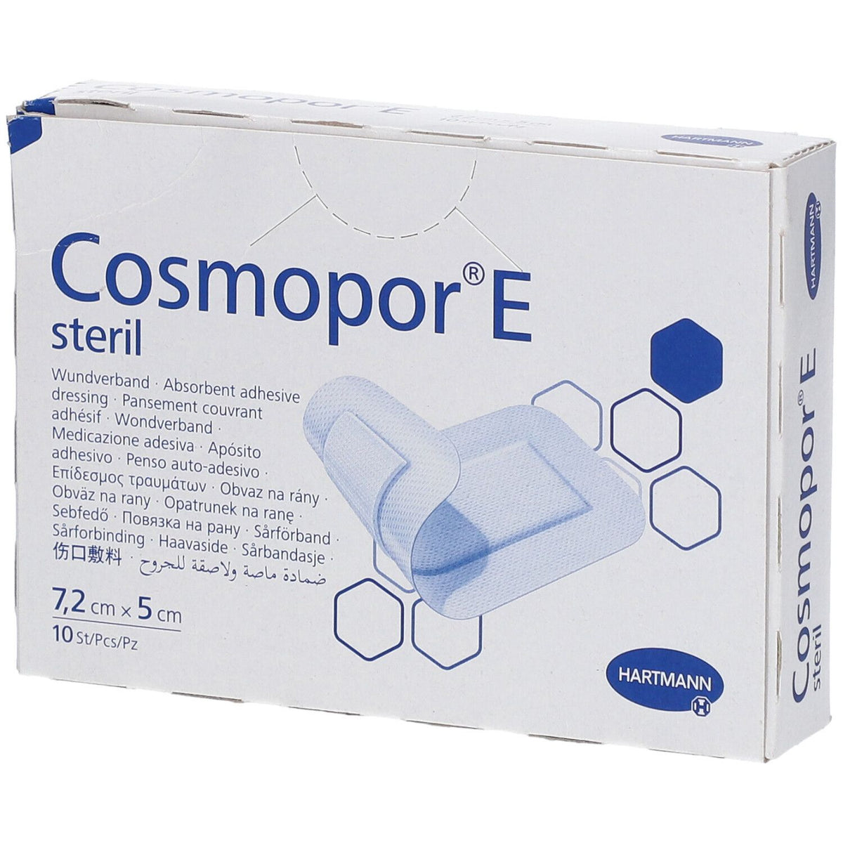 Hartmann Cosmopor E Stérile Pansement pour plaies 7,2 cm x 5 cm