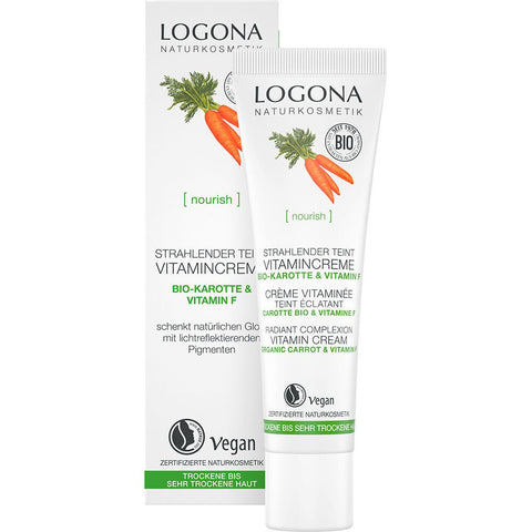 LOGONA cosmétique naturelle crème vitaminée teint éclatant (30 ml)