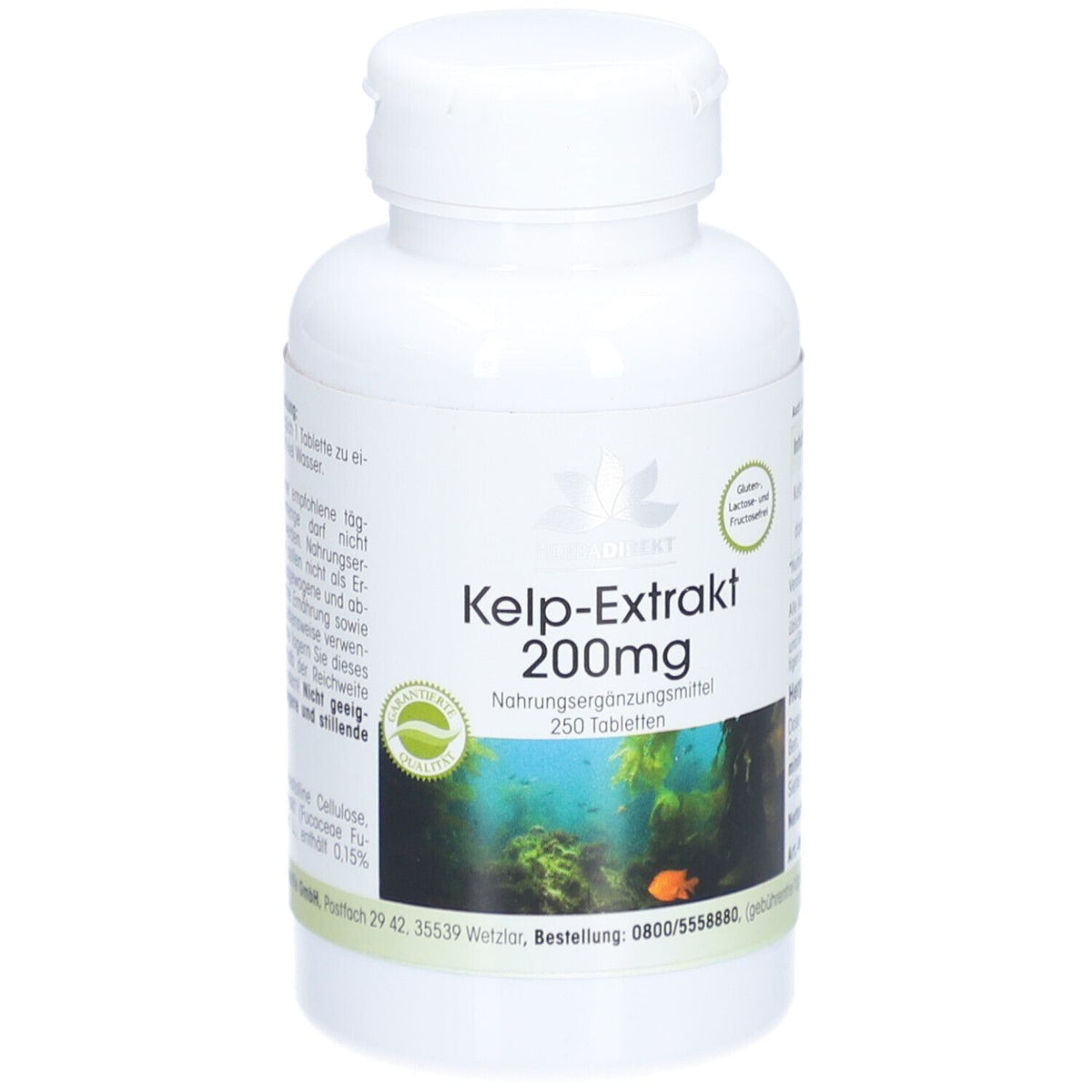 Extrait de varech 200 mg comprimés (250 pièces)