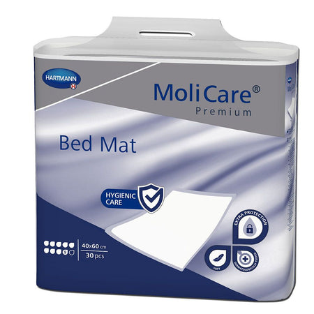 MoliCare Premium Bed Mat 9 Tropfen alèse de protection 40x60 cm avec dos en film imperméable (30 pièces)