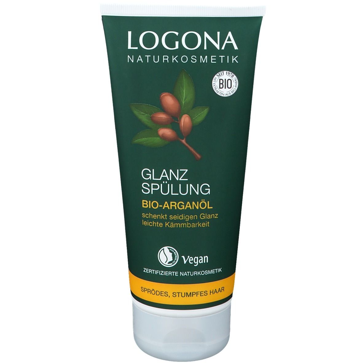 Logona Après-shampooing à l'huile d'argan bio (200 ml)