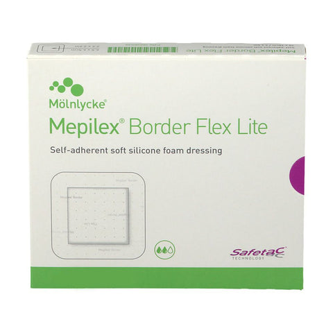 Mepilex Border Flex Lite pansement en mousse stérile 7,5 x 7,5 cm (5 pièces)