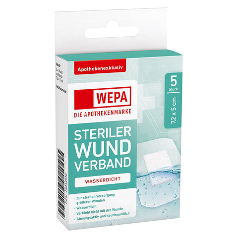 WEPA pansement imperméable stérile (5 pièces)