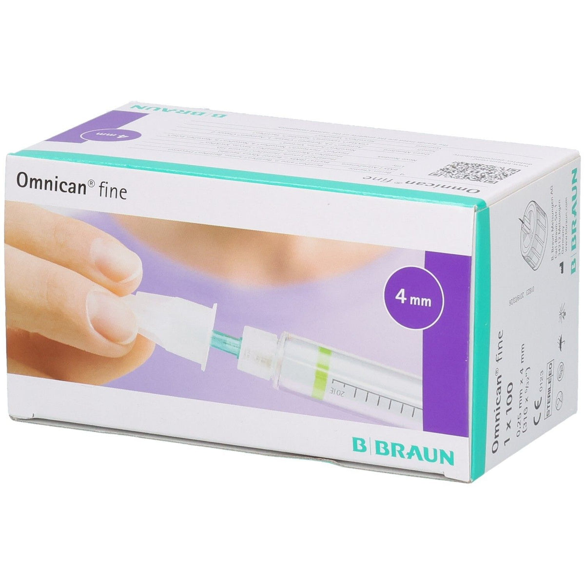 B. Braun Omnican® fine aiguilles de stylo 4 mm 32G x 1/6" (0,23 x 4 mm)