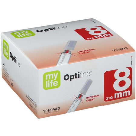 myLife Optifine® aiguilles 8 mm (31G) (100 pièces)