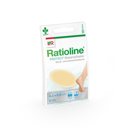 Ratioline® PROTECT pansement pour ampoules (6,8 x 4,2 cm) - 5 pièces