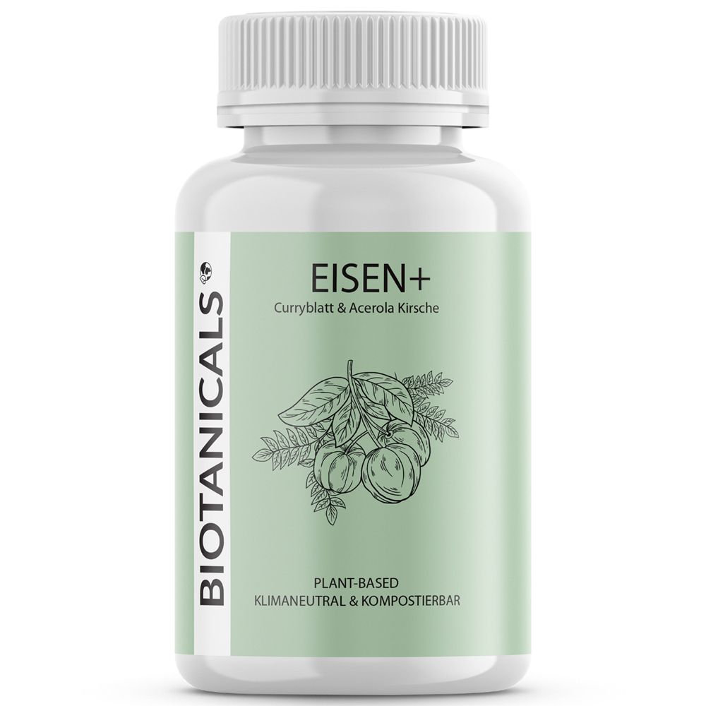 BIOTANICALS EISEN+ feuille de curry & cerise d'acérola (120 gélules)