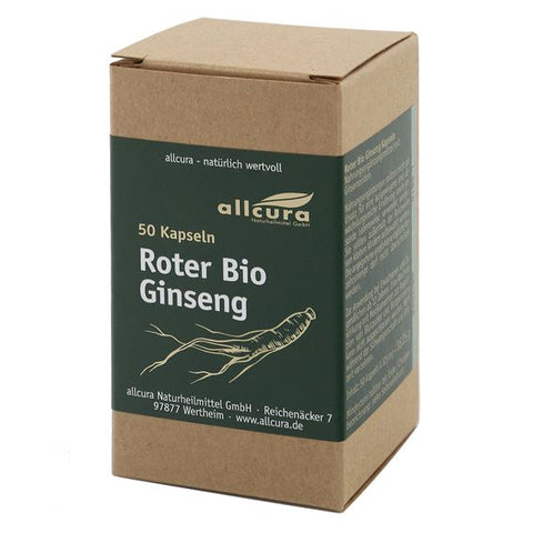 allcura® Ginseng bio rouge gélules (50 pièces)