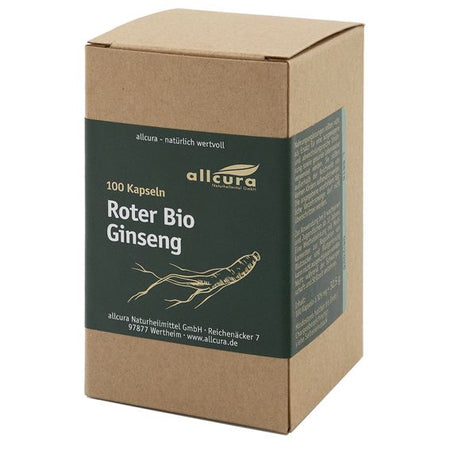 allcura Ginseng rouge bio (100 gélules)