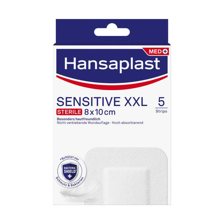 Hansaplast Sensitive XXL pansement stérile (8 x 10 cm, 5 pièces)