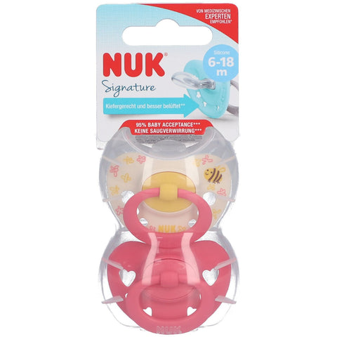 NUK® Signature Sucette 6-18 mois (2 pièces)