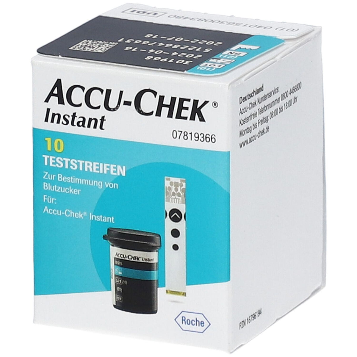 ACCU-CHEK® Instant bandelettes de test (10 pièces)