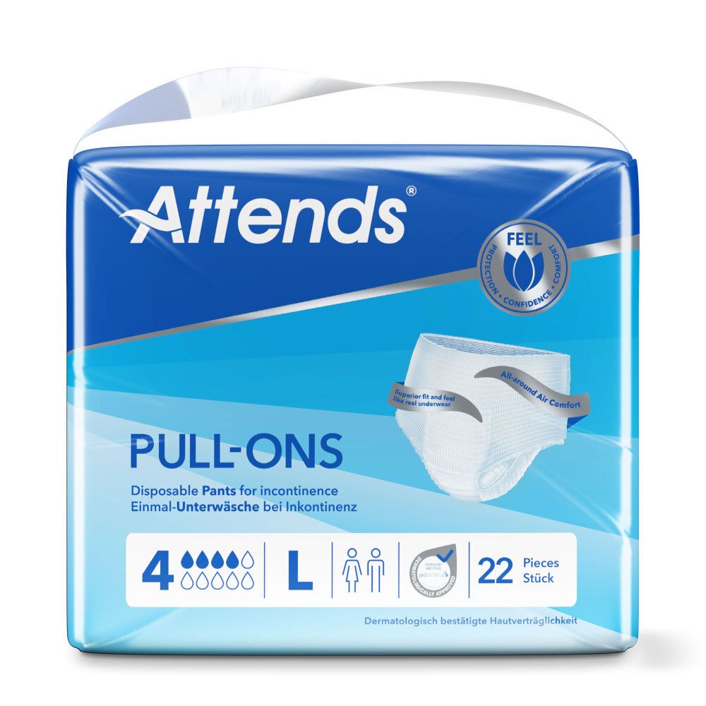 Attends Pull-Ons 4 L (22 pièces)