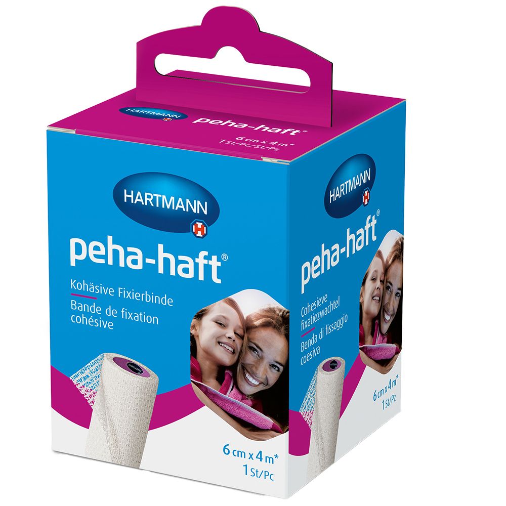 Peha-haft® bandage de fixation sans latex (6 cm x 4 m)