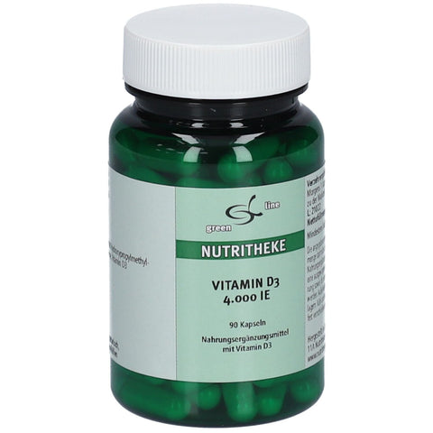 green line NUTRITHEKE Vitamine D3 4000 UI (90 pièces)