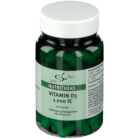 green line NUTRITHEKE Vitamine D3 1000 UI (90 pièces)