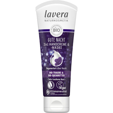 Lavera Bonne nuit crème pour les mains 2 en 1 (75 ml)