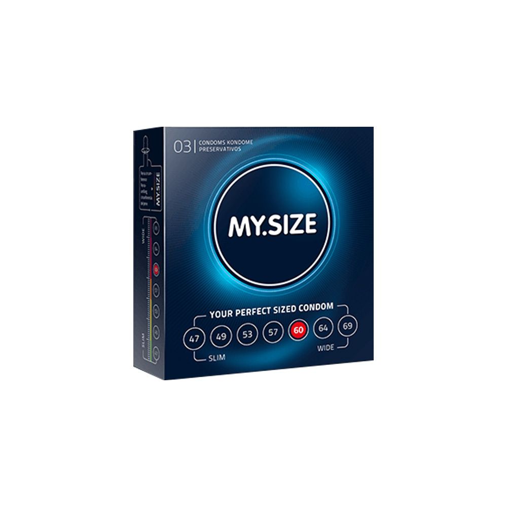 MY.SIZE PRO préservatifs Taille 60 (3 pièces)