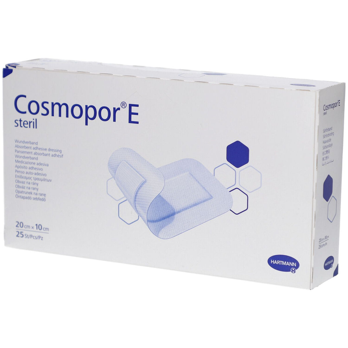 Cosmopor® E stérile 20 x 10 cm — 25 pièces