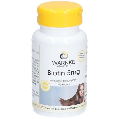 Warnke Vitalstoffe GmbH Biotin 5 mg capsules (90 pieces)