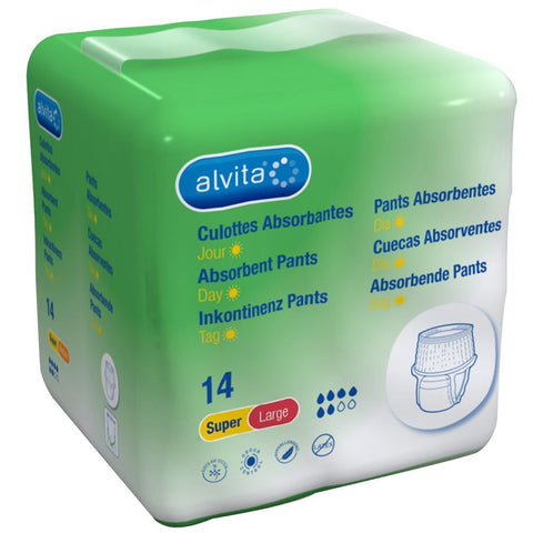Alvita Incontinence Pants Super Large (14 pieces)