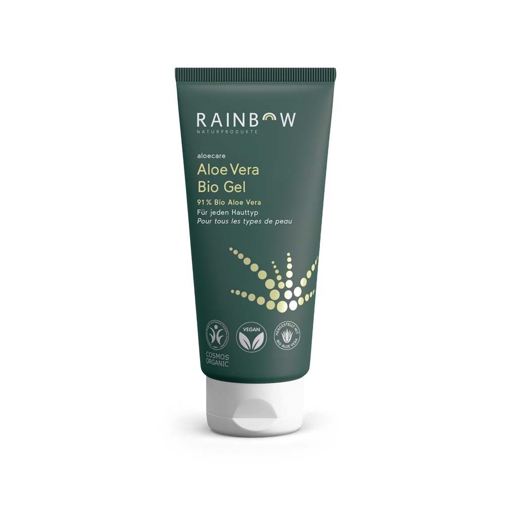 Rainbow aloecare gel bio à l'aloe vera (100 ml)