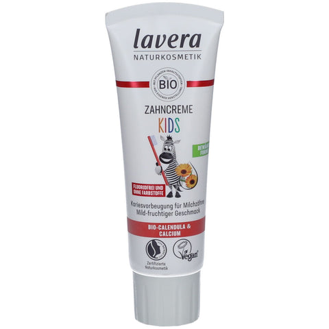 lavera NATURKOSMETIK Children's Toothpaste 0-6 years fluoride-free (75 ml)