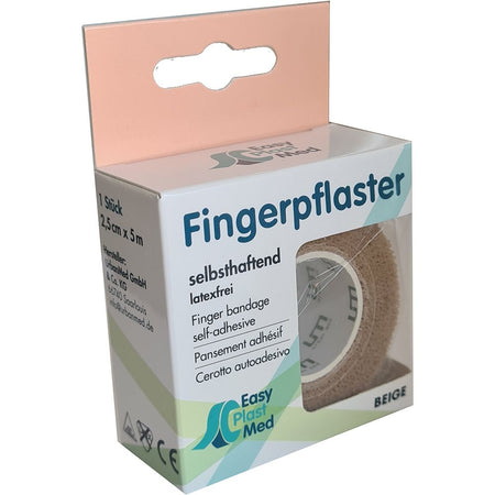 EasyPlast Med Pansement pour doigt 2,5 cm x 5 m beige