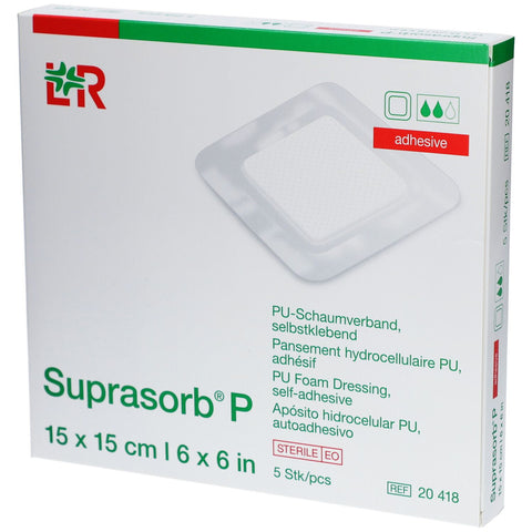 Suprasorb® P 15 cm x 15 cm — 5 pièces