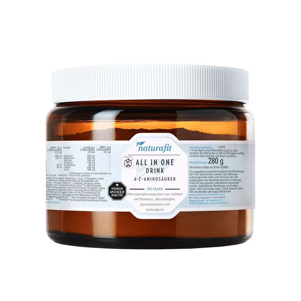 naturafit ALL IN ONE DRINK A-Z + acides aminés (140 g)