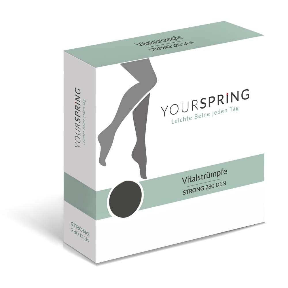 YOURSPRING strong transparent 280 den AD 38/39 noir (2 pièces)