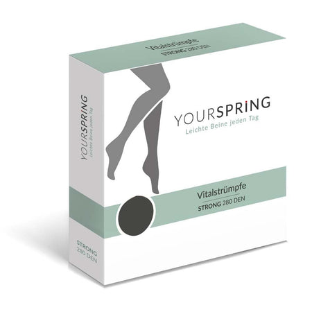YOURSPRING strong transparent 280 den AD 38/39 noir (2 pièces)
