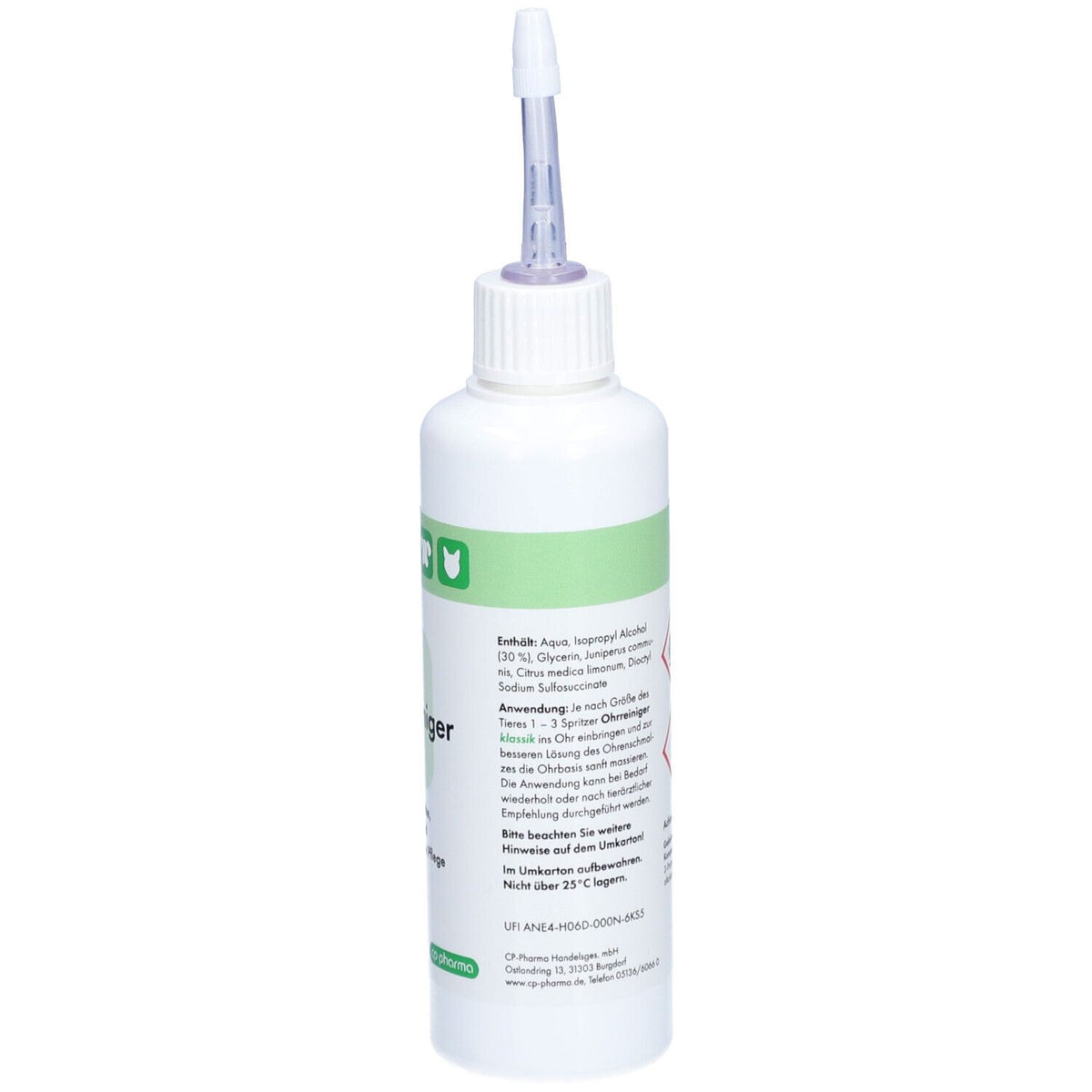 Nettoyant auriculaire pour animaux cp (125 ml)