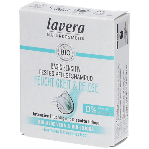 Lavera shampooing soin solide basis sensitiv hydratation & soin (50 g)