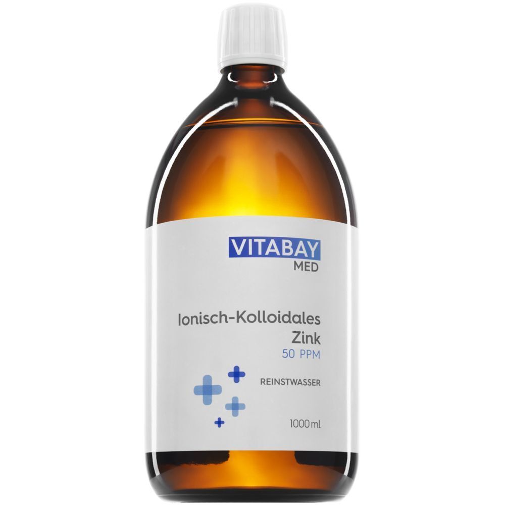 vitabay® Zinc ionique-colloïdal 50 ppm (1000 ml)