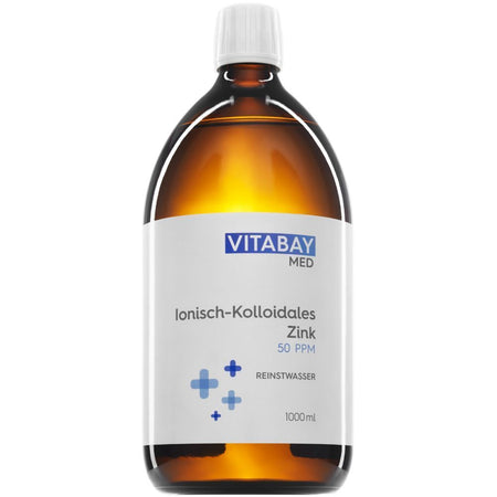 vitabay® Zinc ionique-colloïdal 50 ppm (1000 ml)