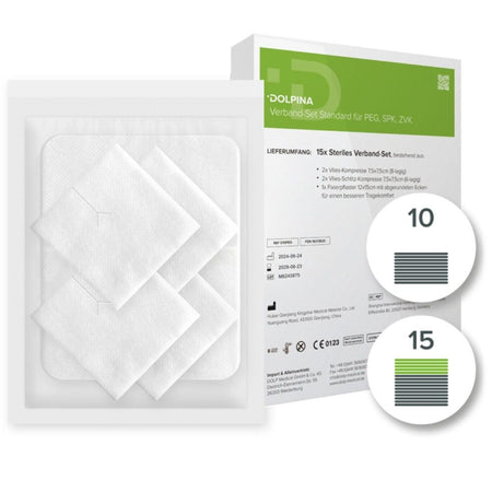 DOLPINA® PEG Kit de pansement Standard pour PEG, SPK, ZVK (15 pièces)