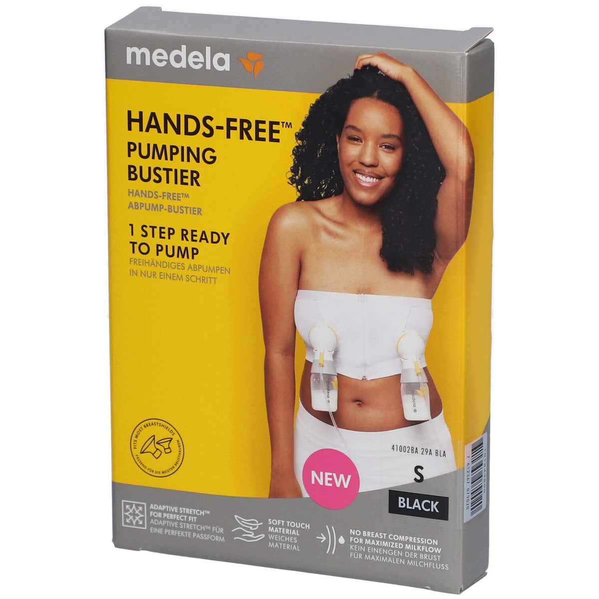 medela Hands-free™ bustier de pompage noir, taille S – 1 pièce
