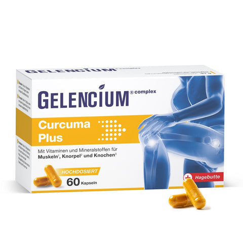 GELENCIUM® Curcuma Plus hautement dosé avec vitamine C - 60 pièces