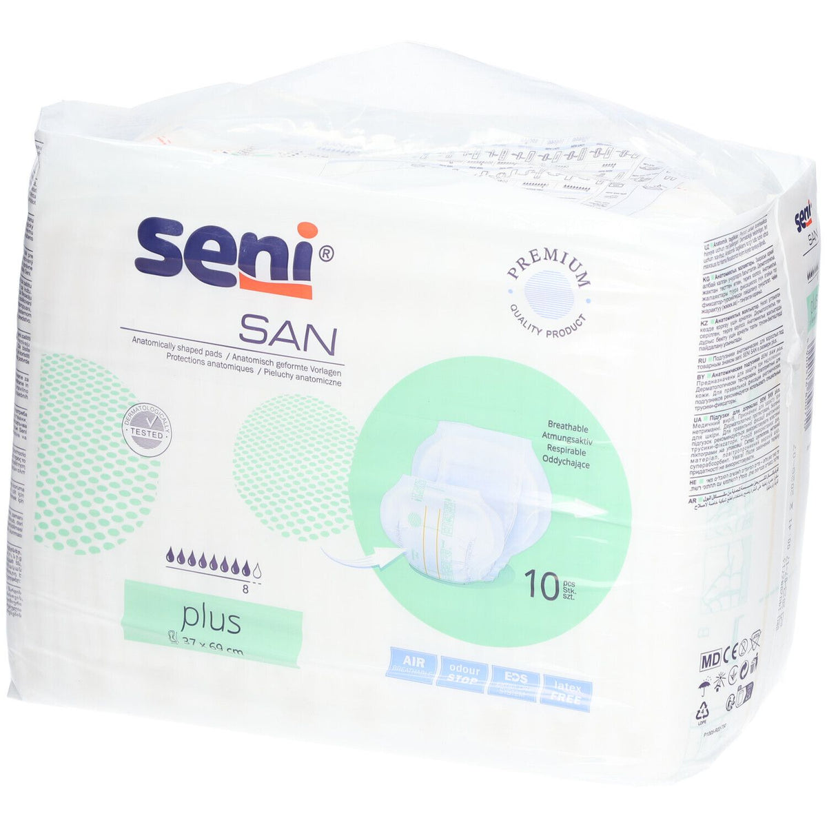 seni® SAN plus 37 x 69 cm - 10 pièces