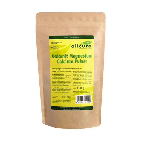 allcura Dolomit Magnésium Calcium poudre (400 g)