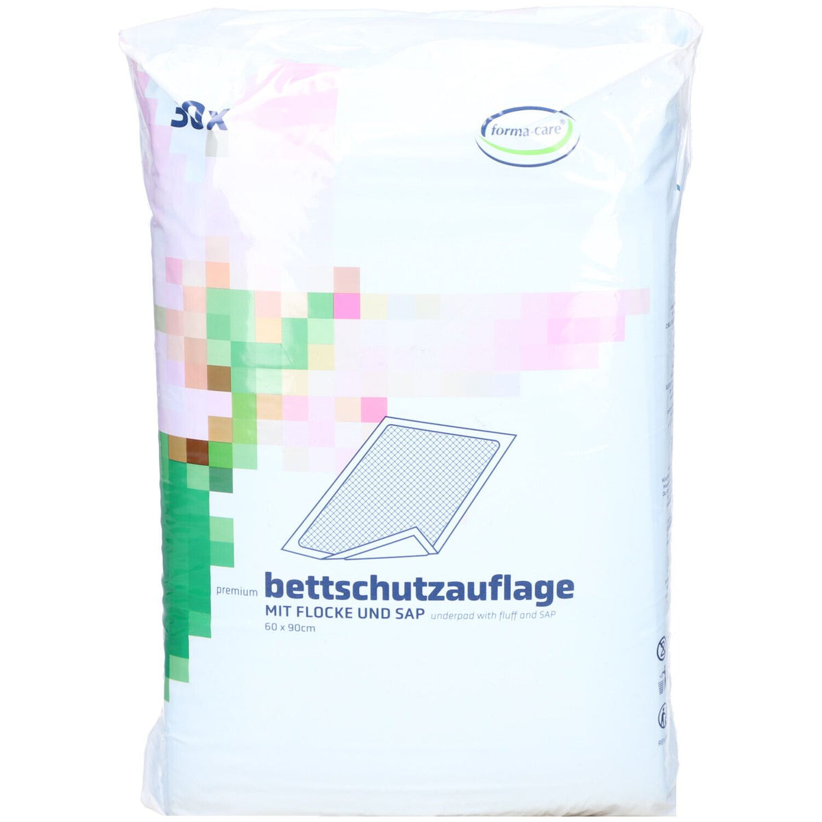 FORMA-care® Premium Housse de protection pour lit 60x90 cm avec superabsorbant