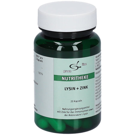 green line NUTRITHEKE lysine + zinc (20 gélules)