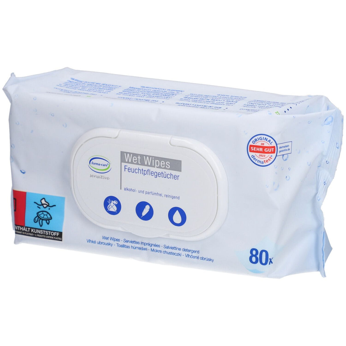 forma-care sensitive lingettes humides (80 pièces)