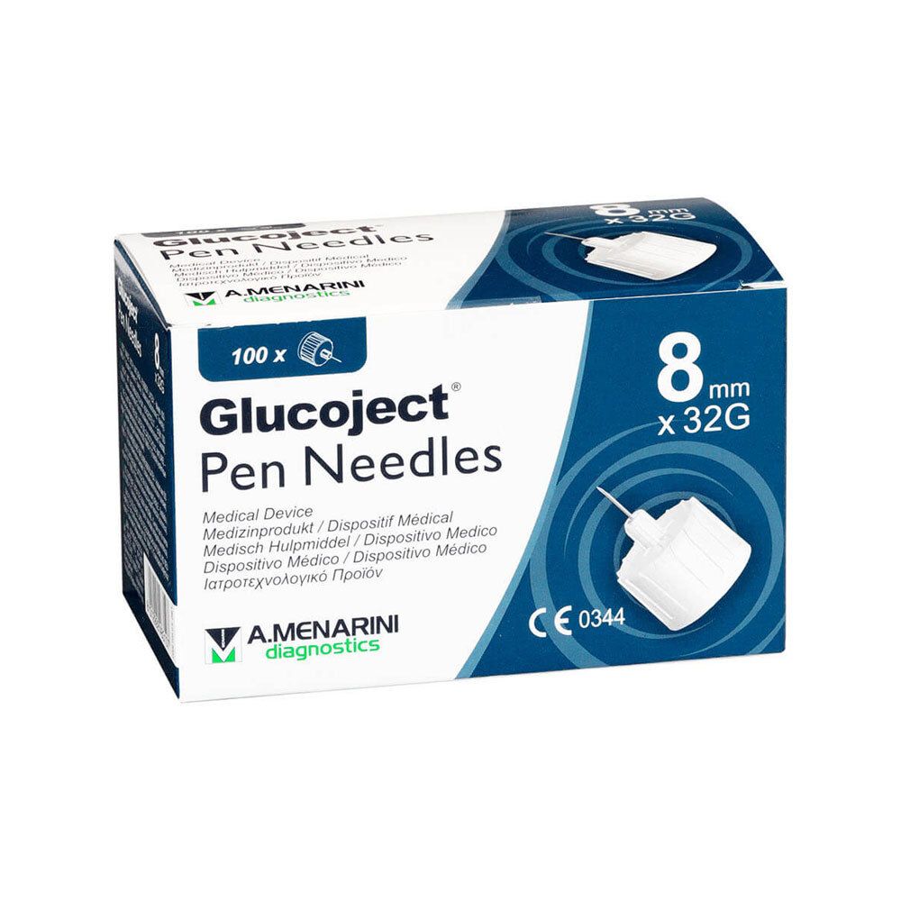 Glucoject® aiguilles pour stylo 31G 8 mm (100 pièces)