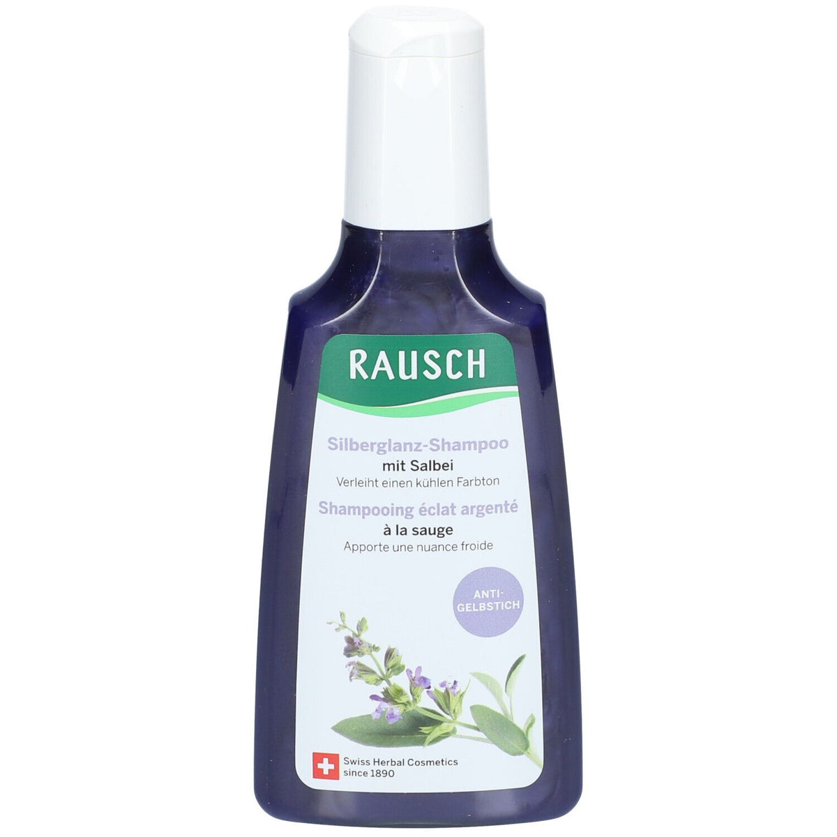 RAUSCH Shampooing éclat argenté à la sauge (200 ml)