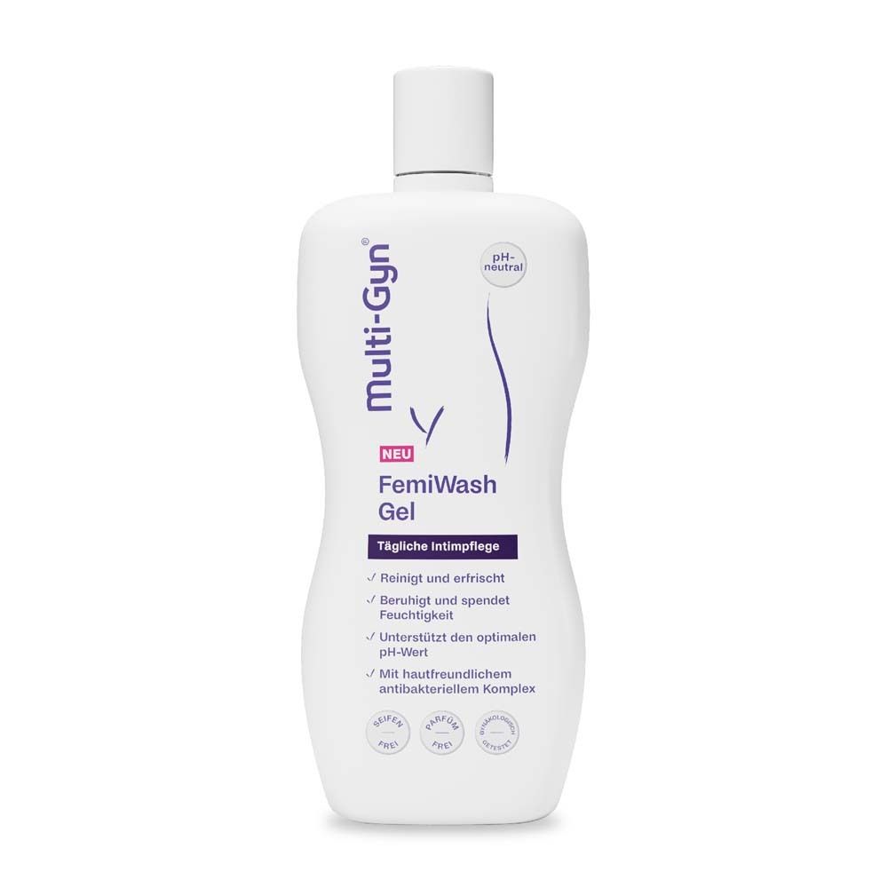 Multi-Gyn FemiWash Gel – gel d'hygiène intime quotidienne pour femmes (220 ml)