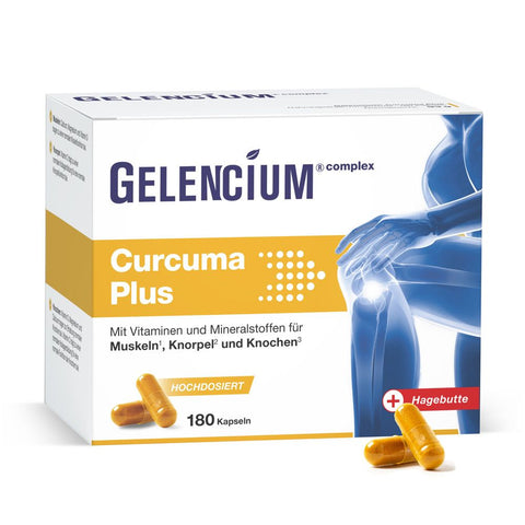 GELENCIUM® Curcuma Plus hautement dosé avec vitamine C (180 gélules)