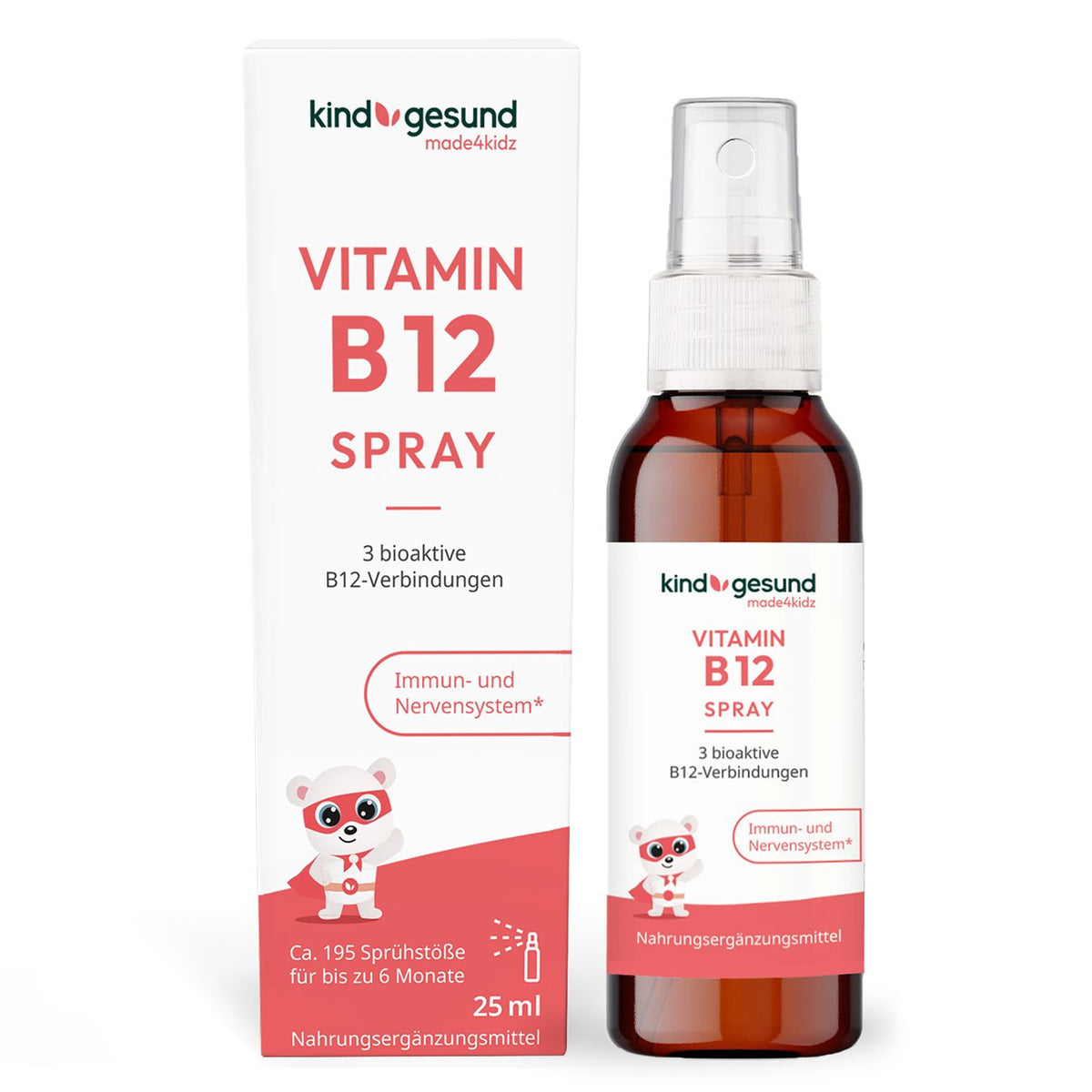 kindgesund® Vitamin B12 spray pour enfants - vegan et adapté aux enfants — 25 ml