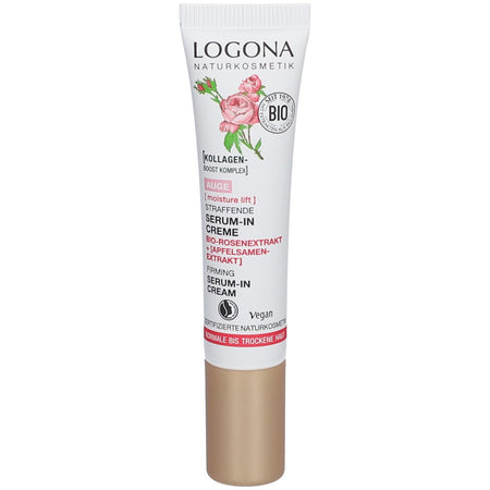 LOGONA Moisture Lift sérum-en-crème contour des yeux (15 ml)